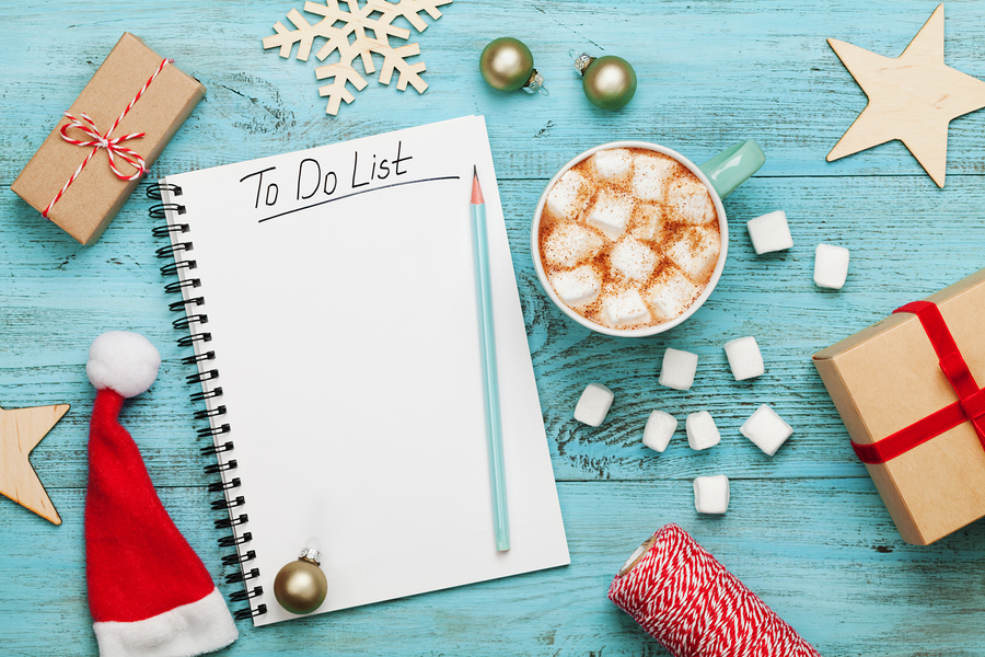 Get organised for Christmas in five easy steps.